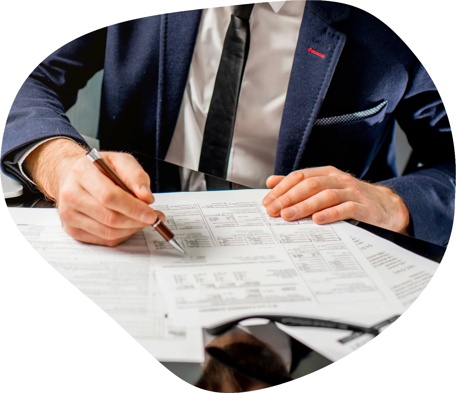 Writing up taxes